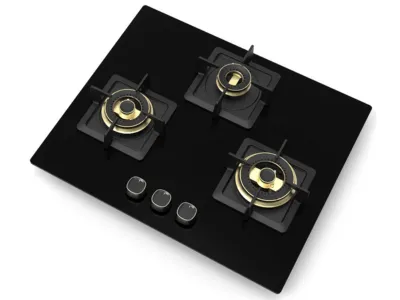 China Triple Burner Gas Stove with Robust Design